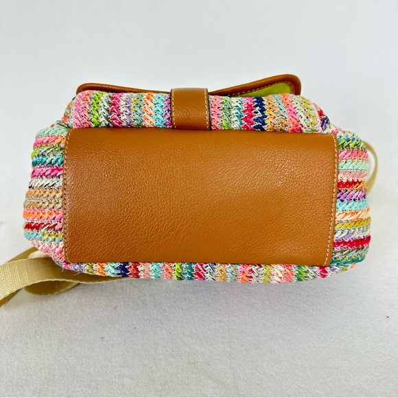 LILY BLOOM Party Favor Fun Colorful Straw Purse Shoulder Crossbody Handbag - Picture 16 of 16